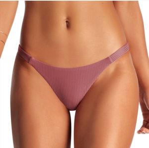 VITAMIN AROSE RIB CARMEN BOTTOM